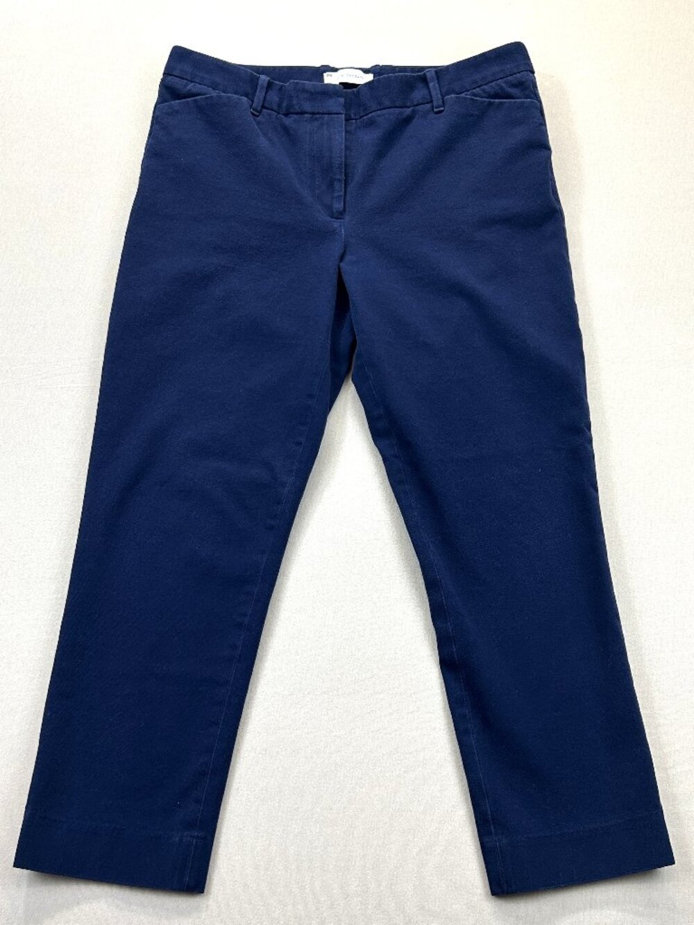 GAP Slim Crop Pants Womens Size 10 Regular Dark Blue Two Way Stretch